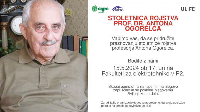 Stoletnica rojstva profesorja Antona Ogorelca