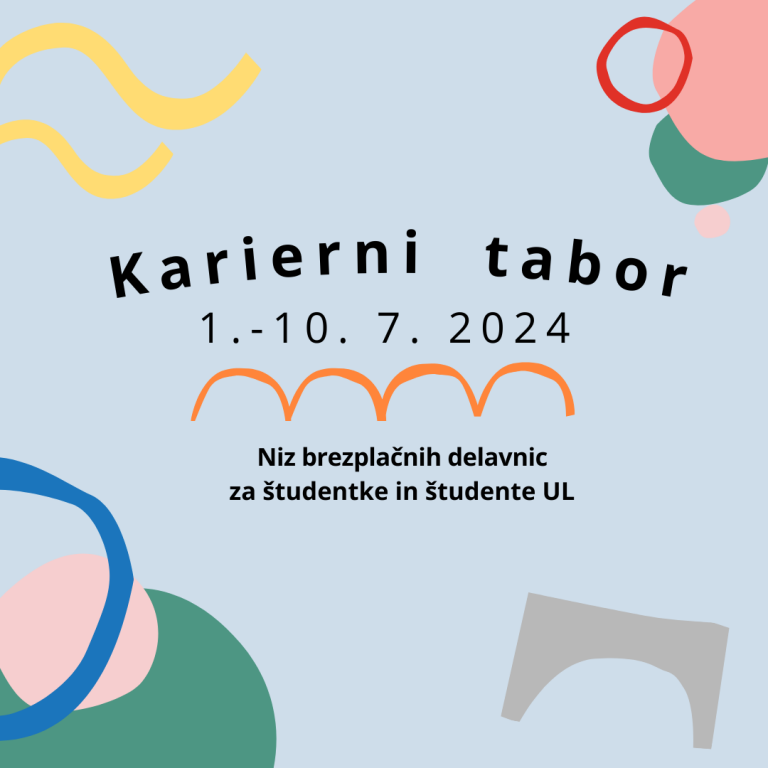 Karierni tabor za študentke in študente UL