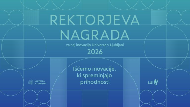 Rektorjeva nagrada UL 2026