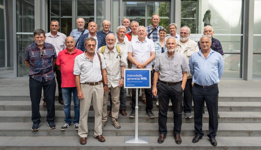 Generacija 1970 znova na Fakulteti za elektrotehniko